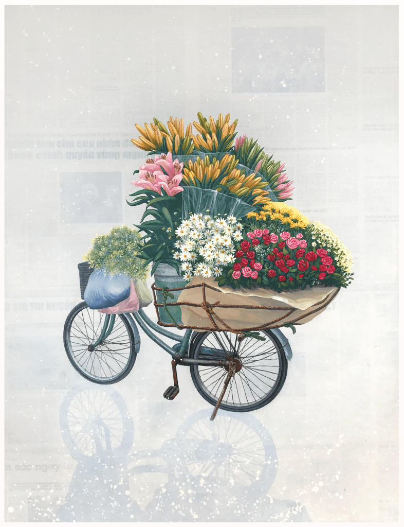 Nguyễn Tuấn Dũng - Sắc Phố - Acrylic - 90x70cm - 2018