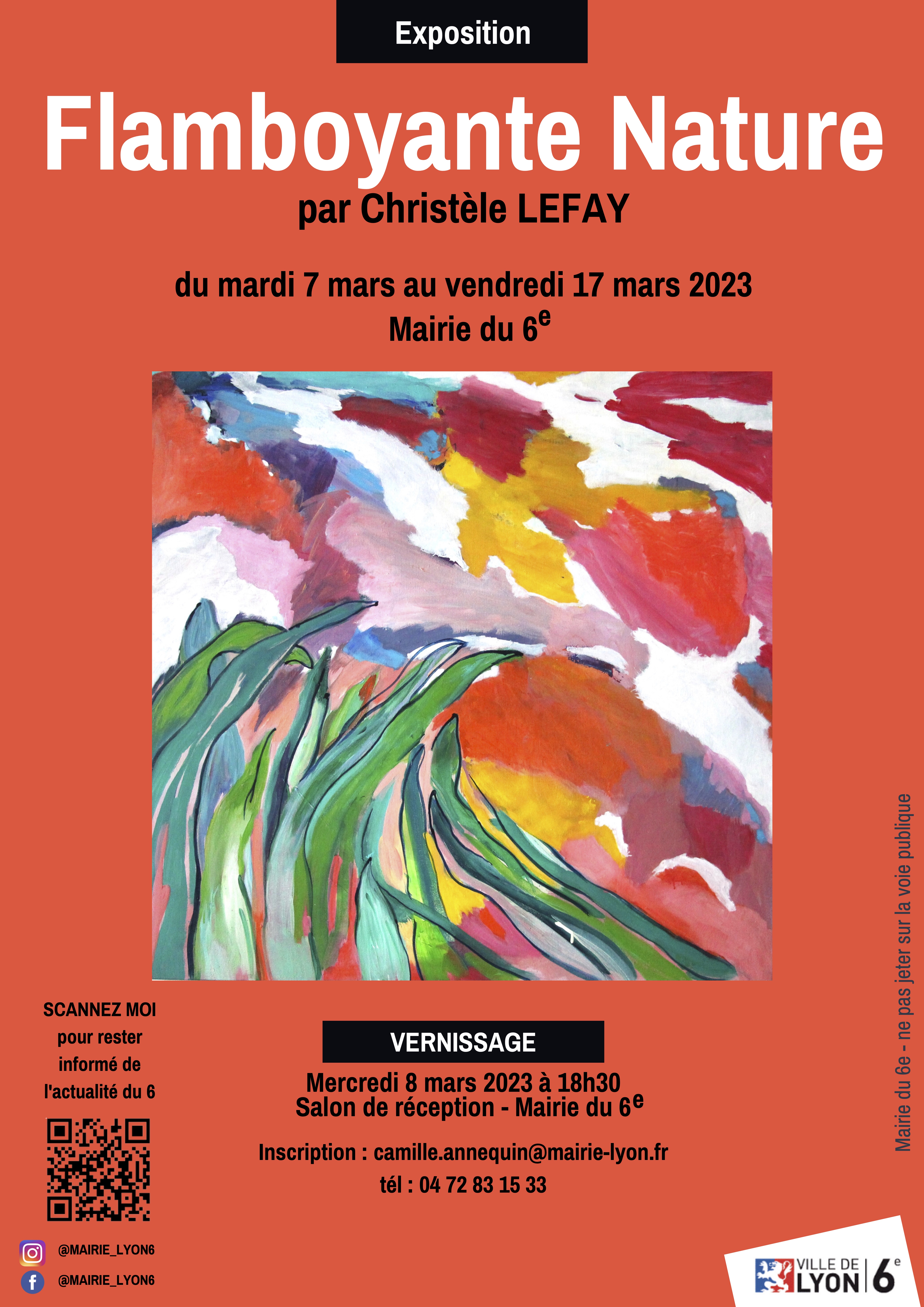 Exhibition - Flamboyante nature of Christele Lefay